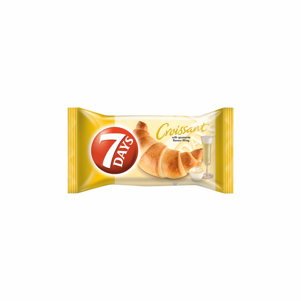 Croissant 7DAYS pezsgő ízű töltelékkel 60 g