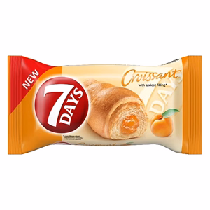 Croissant 7DAYS sárgabarackos töltelékkel 60 g