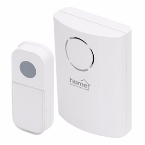 Csengő vezeték nélküli HOME DB1020DC elemes tápellátás fehér