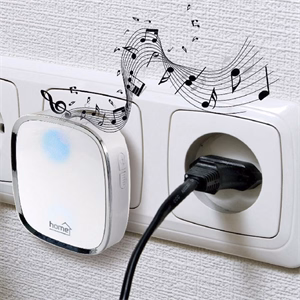 Csengő vezeték nélküli HOME DB2060AC 230V tápellátás fehér