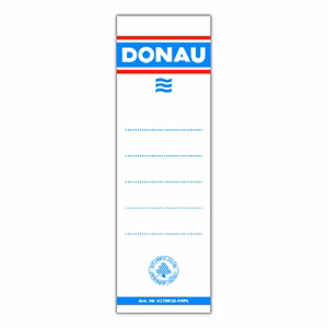 Cserecímke iratrendezőhöz DONAU 48x153 cm kétoldalas fehér