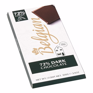 Csokoládé BELGIAN 72% étcsokoládé 100 g