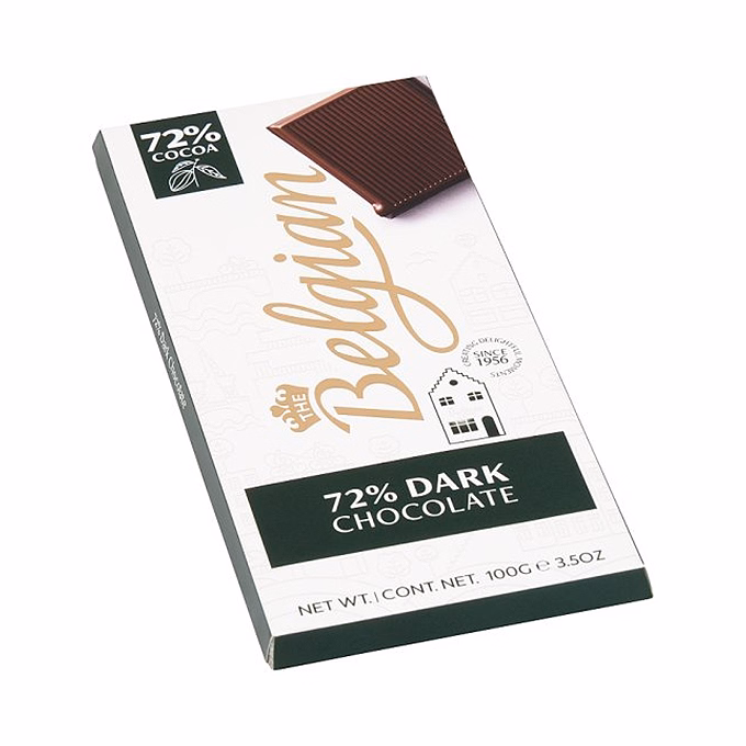 Csokoládé BELGIAN 72% étcsokoládé 100 g