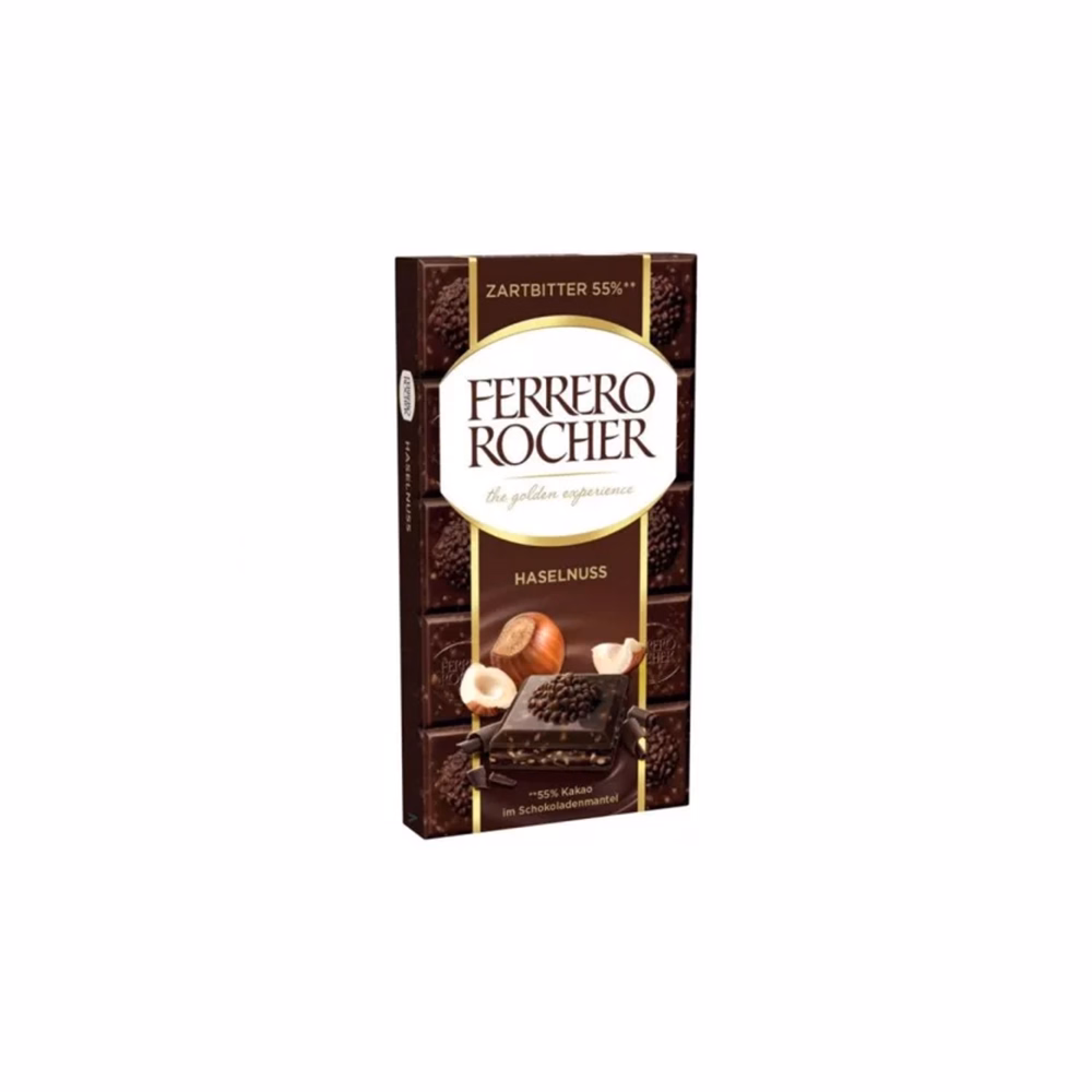 Csokoládé FERRERO Rocher Dark Prémium étcsokoládés 90 g