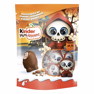 Csokoládé KINDER Mini friends karamell halloween 122 g