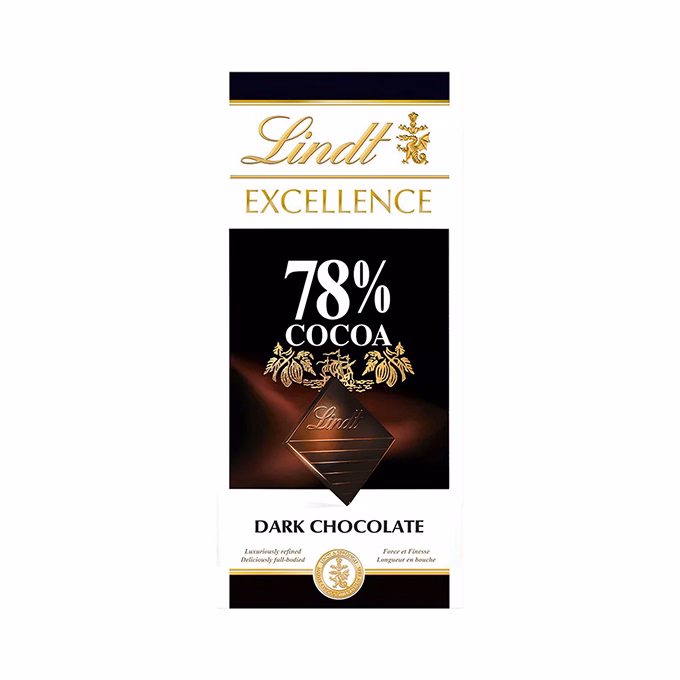 Csokoládé LINDT Excellence 78% Cocoa étcsokoládé 100 g