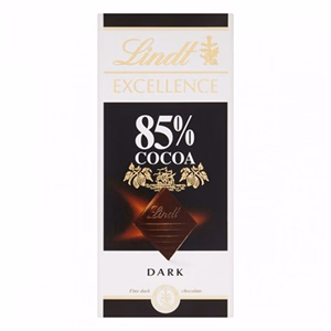 Csokoládé LINDT Excellence 85% Cocoa étcsokoládé 100 g