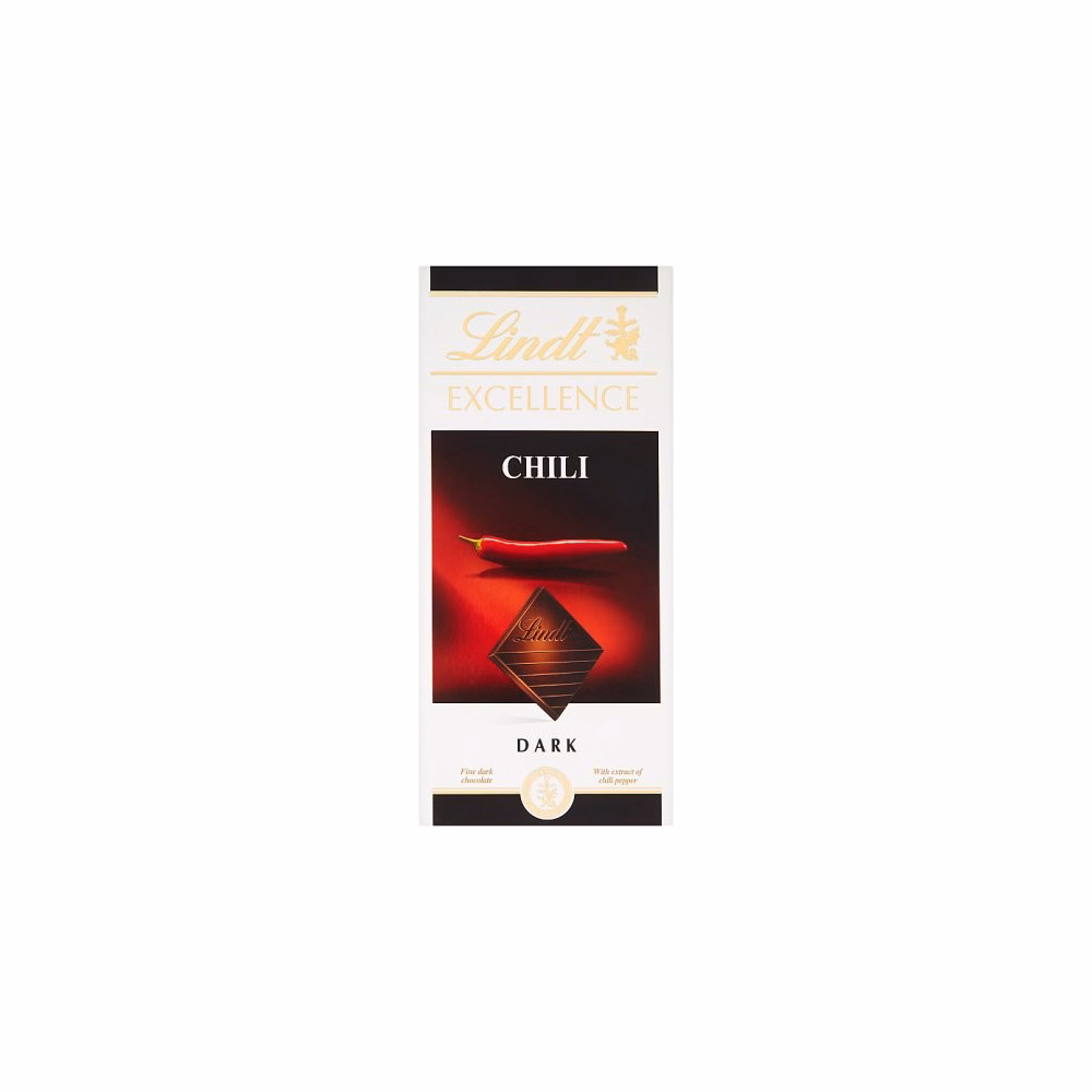 Csokoládé LINDT Excellence Chilli étcsokoládé 100 g