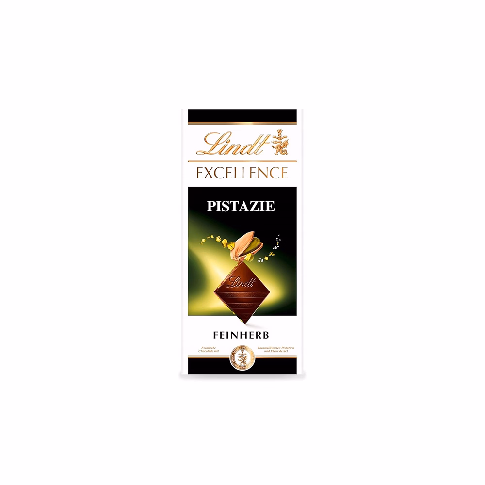 Csokoládé LINDT Excellence Pisztácia 100 g
