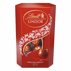 Csokoládé LINDT Lindor Milk tejcsokoládé golyók díszdobozban 200 g Csokoládé LINDT Lindor Milk tejcsokoládé golyók díszdobozban 200 g