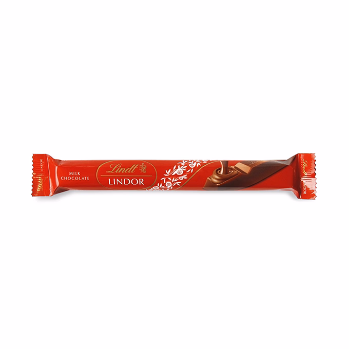 Csokoládé LINDT Lindor Milk stick szelet 38 g
