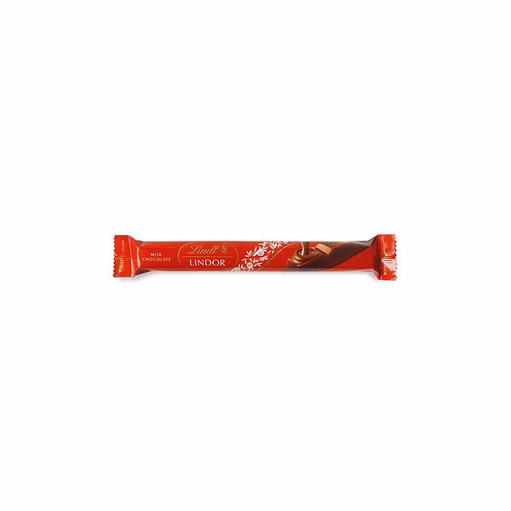 Csokoládé LINDT Lindor Milk stick szelet 38 g