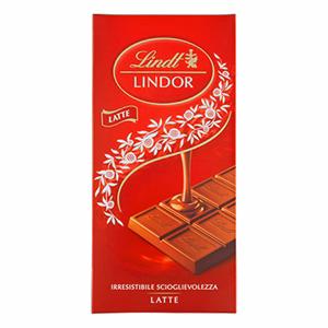 Csokoládé LINDT Lindor Milk tejcsokoládé 100 g