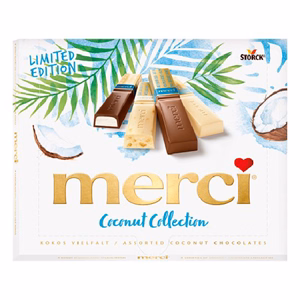 Csokoládé MERCI Coconut Collection 250g