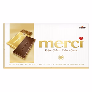 Csokoládé MERCI Kávés-Tejszínes 100 g