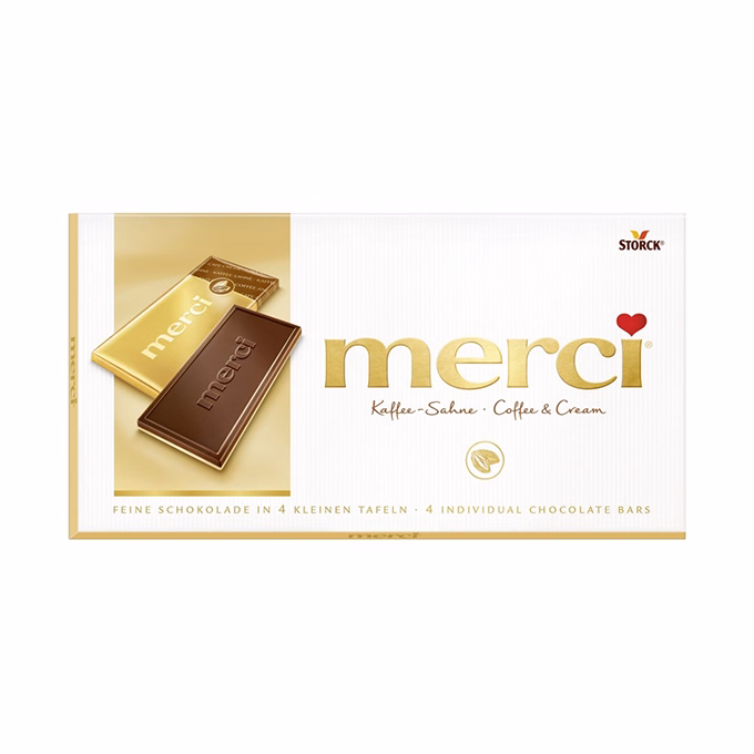 Csokoládé MERCI Kávés-Tejszínes 100 g