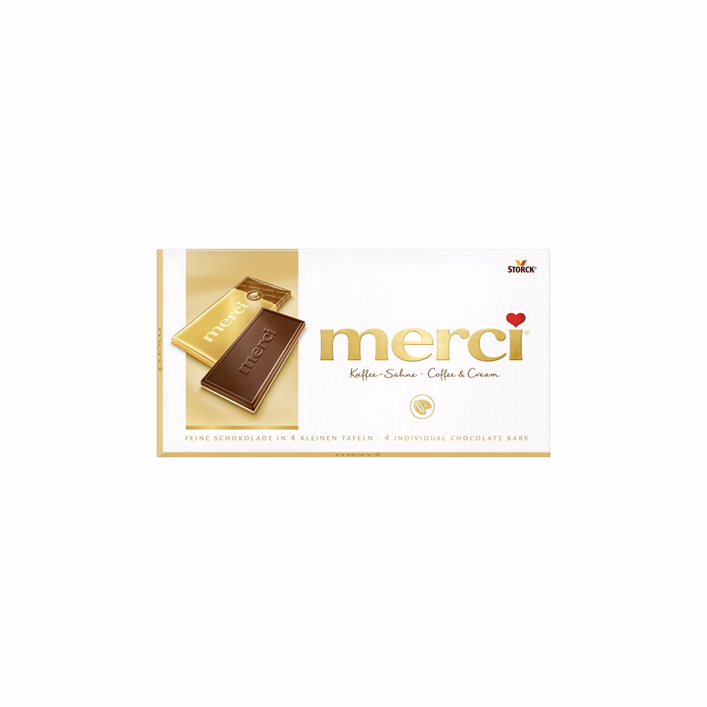 Csokoládé MERCI Kávés-Tejszínes 100 g