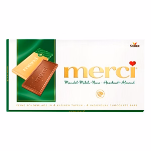 Csokoládé MERCI Mandulás-Mogyorós 100 g