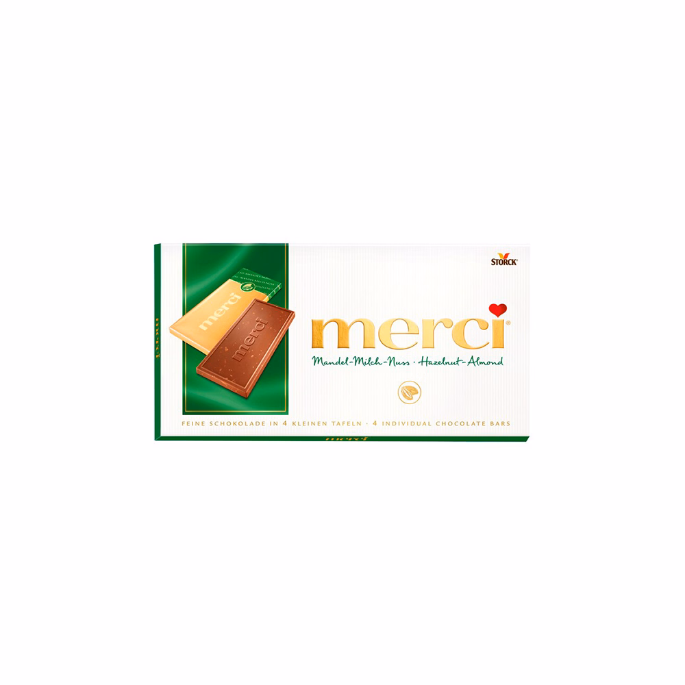 Csokoládé MERCI Mandulás-Mogyorós 100 g