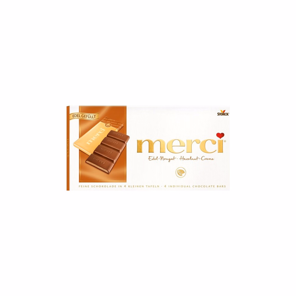 Csokoládé MERCI Mogyorókrémes 112 g