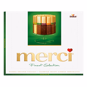 Csokoládé MERCI zöld 250 g