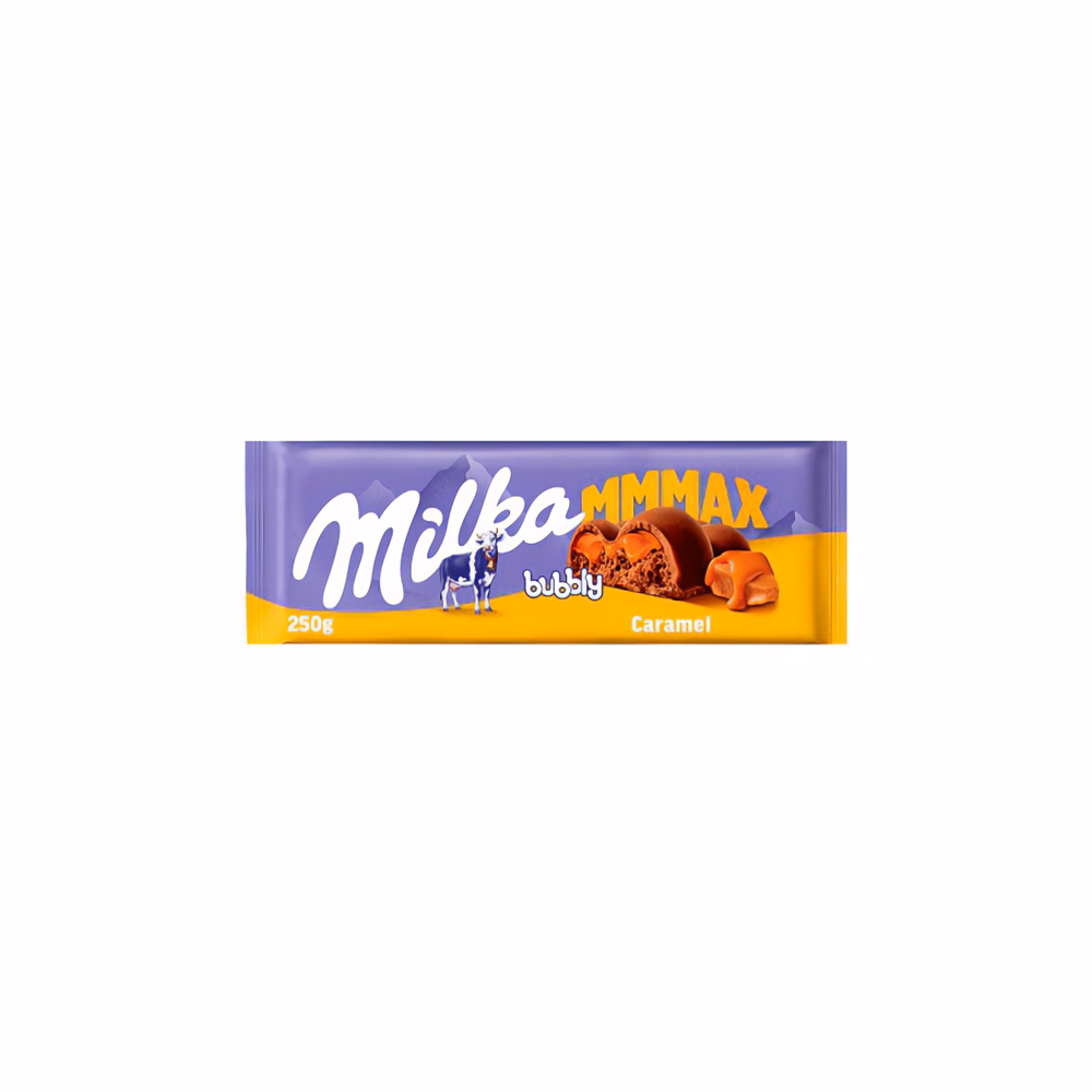 Csokoládé MILKA MMMax Luflée Caramel Karamellás 250 g