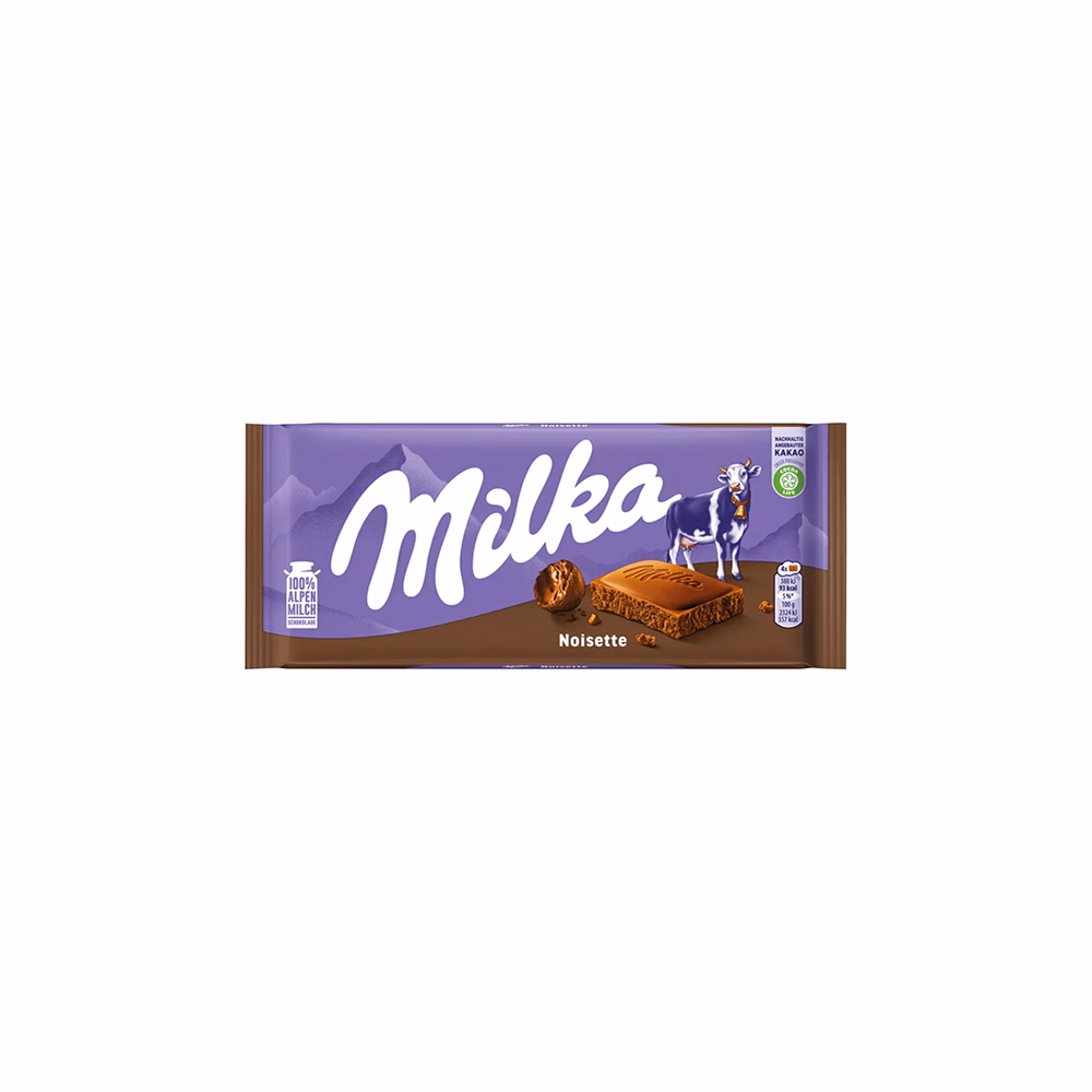Csokoládé MILKA Noisette 90 g
