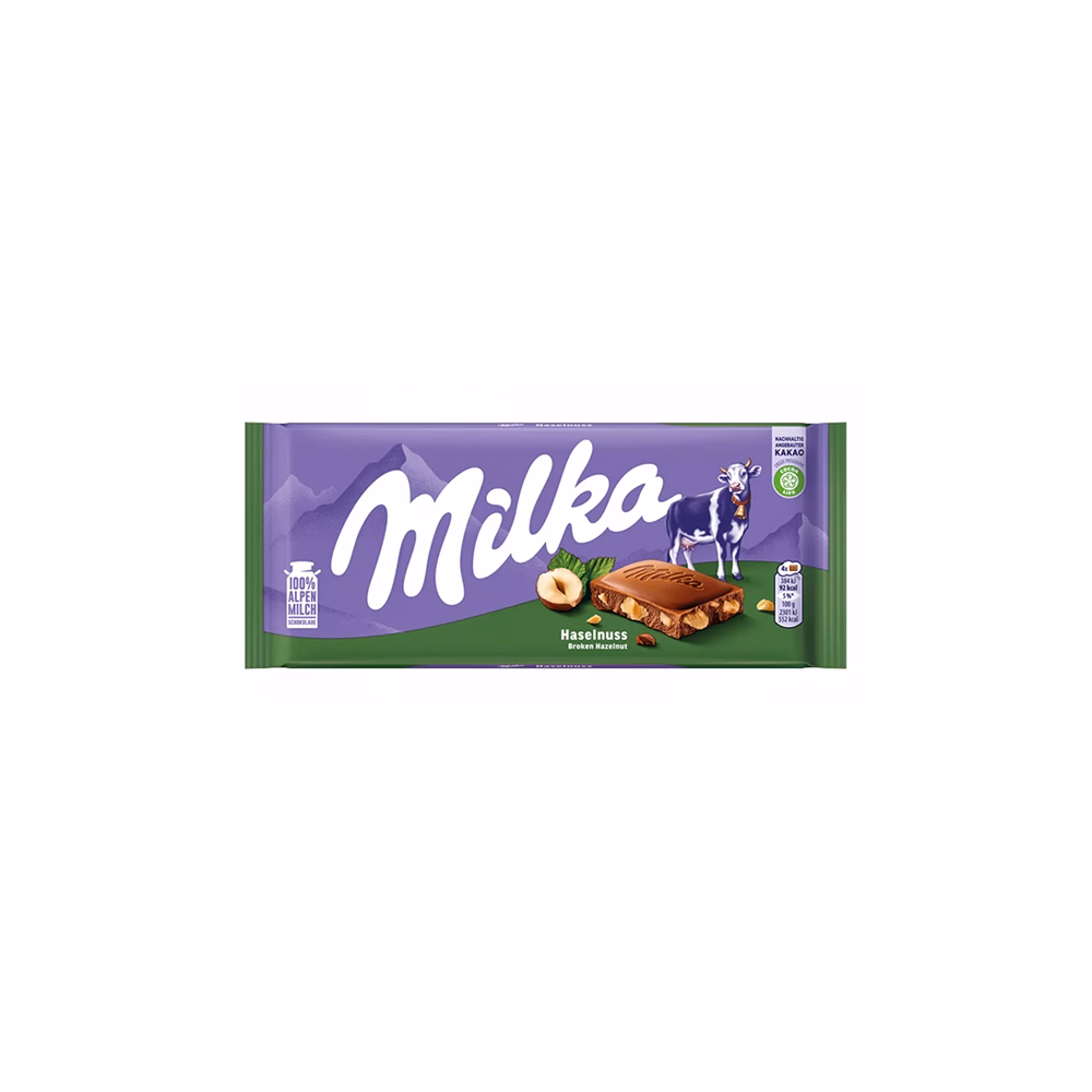 Csokoládé MILKA Törtmogyorós 90 g