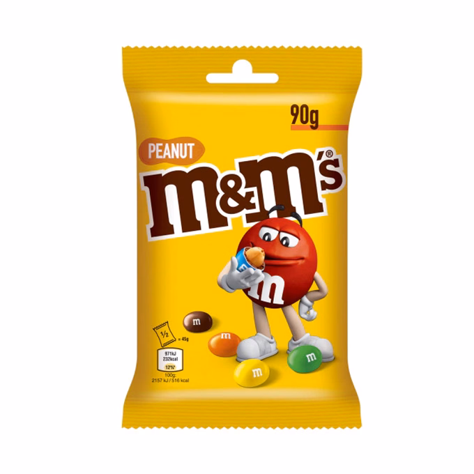 Csokoládé M&M`s földimogyorós 90 g