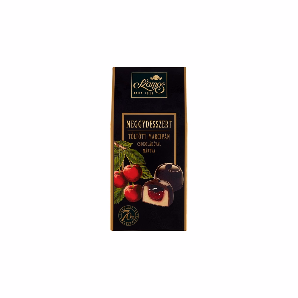 Csokoládé SZAMOS Meggydesszert sátordoboz 125 g