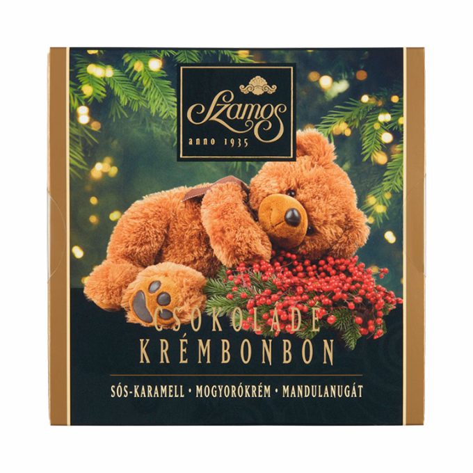 Csokoládé SZAMOS Praliné krémbonbon díszdoboz 62 g