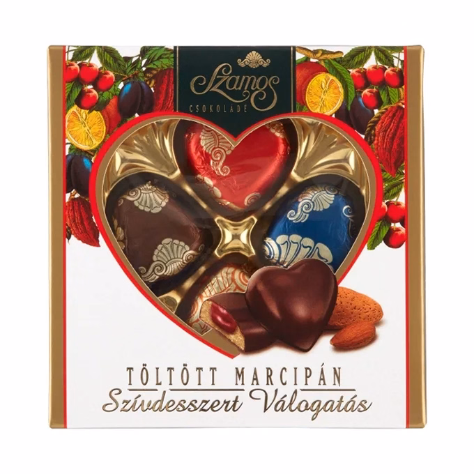 Csokoládé SZAMOS Töltött szívdesszert 39 g