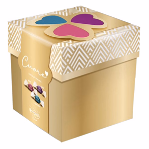 Csokoládé WITOR S cubo praliné töltött ét-és tejcsokoládé válogatás 165 g