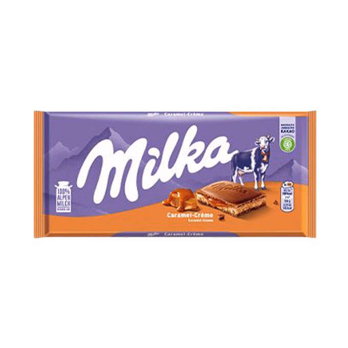 Csokoládé táblás MILKA Caramell 100 g