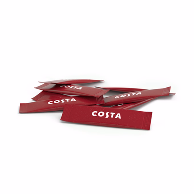 Cukor egyadagos barna COSTA COFFEE tasakos 3000 darabos