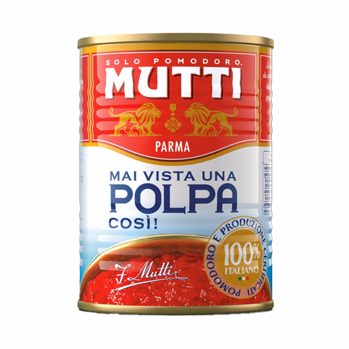 Darabolt paradicsom MUTTI 400 g