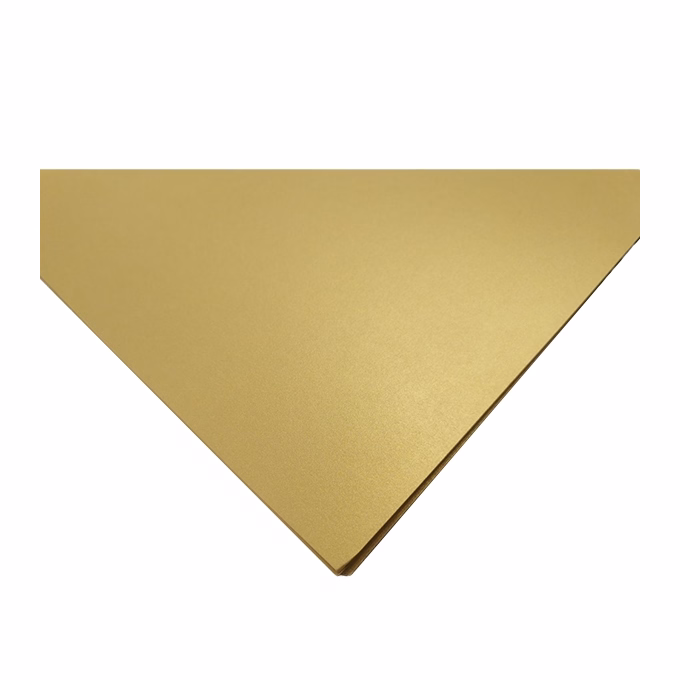 Dekorációs karton KASKAD 50x70 cm 2 oldalas 220 g arany 65