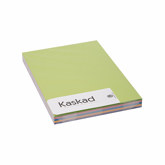 Dekorációs karton KASKAD A/4 2 oldalas 160 g intenzív vegyes színek 5x25 lapos
