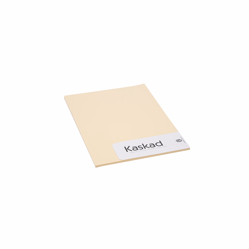 Dekorációs karton KASKAD A/4 2 oldalas 225 g chamois 54 20 lapos