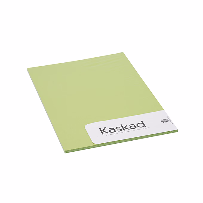 Dekorációs karton KASKAD A/4 2 oldalas 225 g lime zöld 66 20 lapos