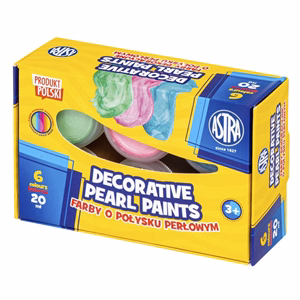 Dekorfesték ASTRA glitteres 20 ml 6 színű