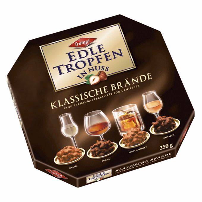Desszert EDLE TROPFEN Brandys alkoholtartalmú 250 g