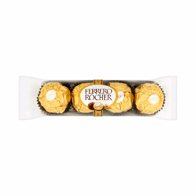 Csokoládé FERRERO Rocher 4 darabos 50 g