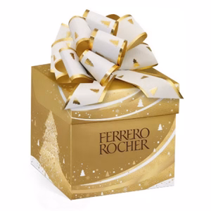 Csokoládé FERRERO Rocher 6 darabos karácsonyi ajándékdobozos 75 g