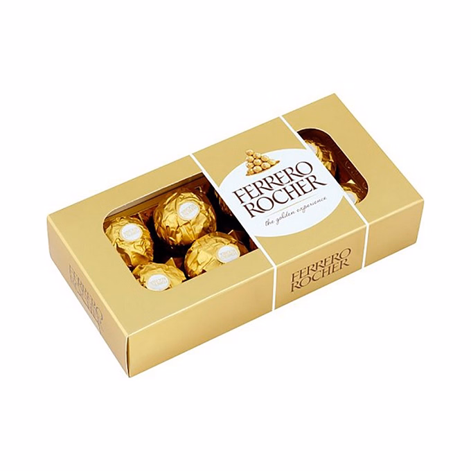 Desszert FERRERO Rocher 8 darabos 100 g