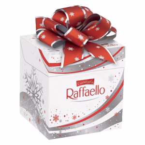 Desszert RAFFAELLO 7 darabos karácsonyi ajándékdobozban 70 g