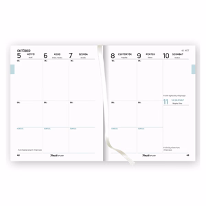 Diák zsebkönyv PLANALL B/6 heti mini 112x140mm 2026-2027 Happy