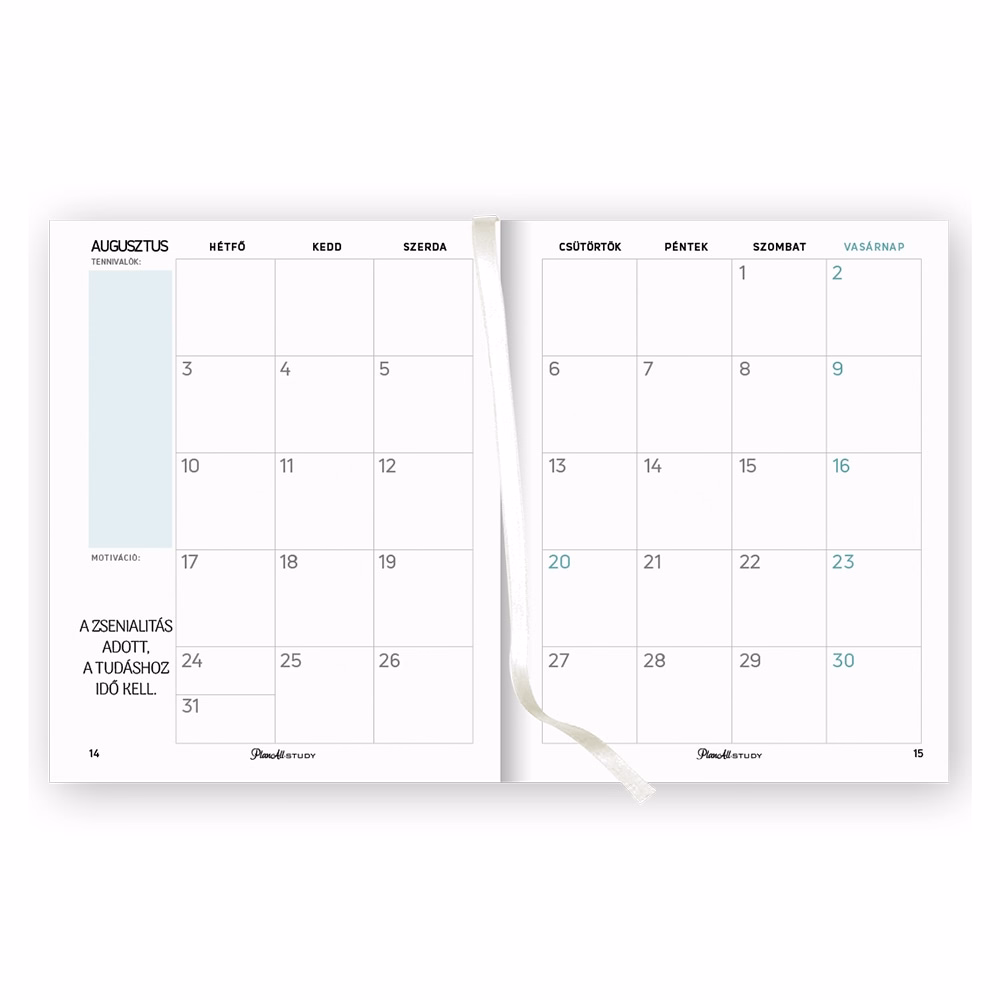 Diák zsebkönyv PLANALL B/6 heti mini 112x140mm 2026-2027 Happy
