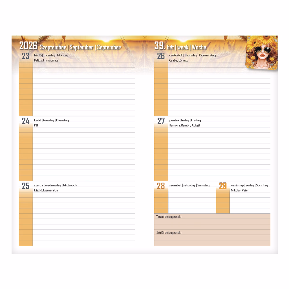 Diák zsebkönyv REALSYSTEM papírborító 125x205mm biker 2026-2027