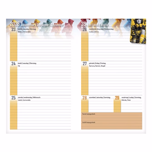 Diák zsebkönyv REALSYSTEM papírborító 125x205mm foci 2026-2027